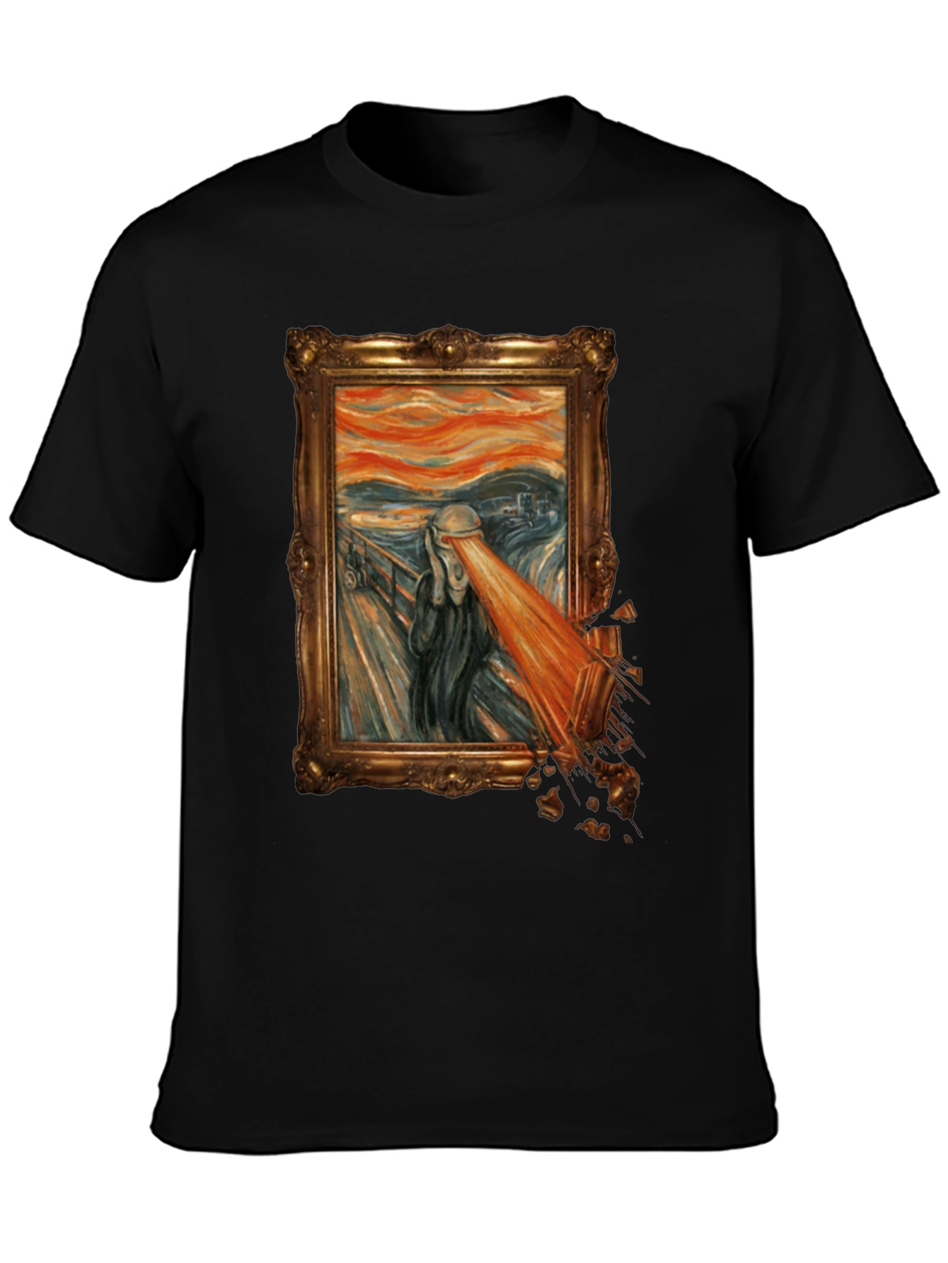 The Scream Parody Graphic Tee - Unique Art T-Shirt