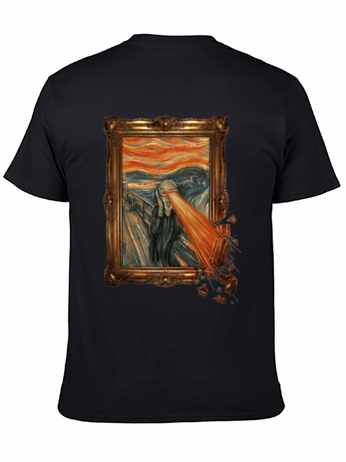 The Scream Parody Graphic Tee - Unique Art T-Shirt