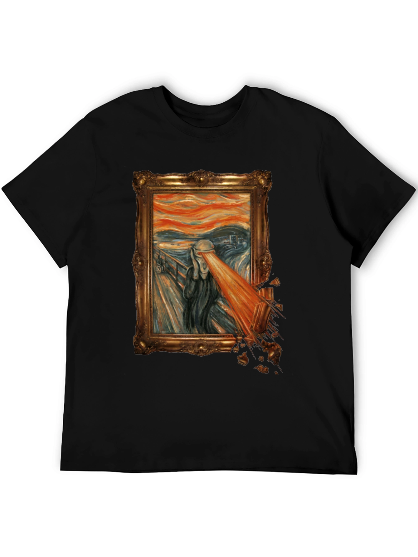 The Scream Parody Graphic Tee - Unique Art T-Shirt