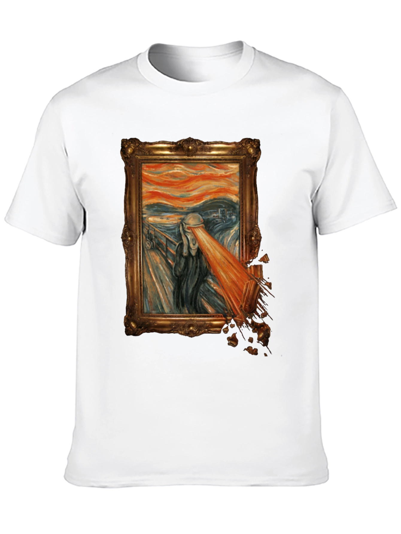 The Scream Parody Graphic Tee - Unique Art T-Shirt
