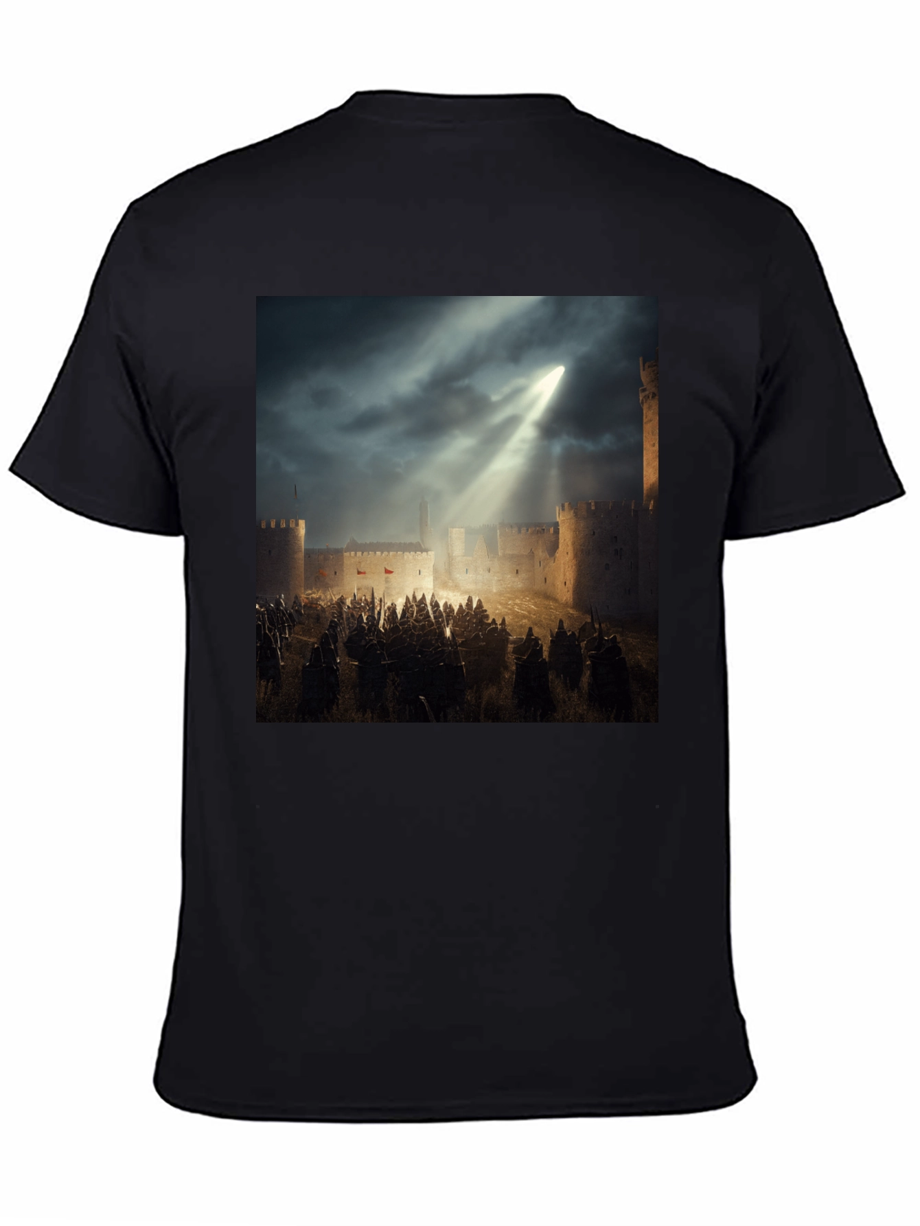 Medieval Siege Graphic T-Shirt