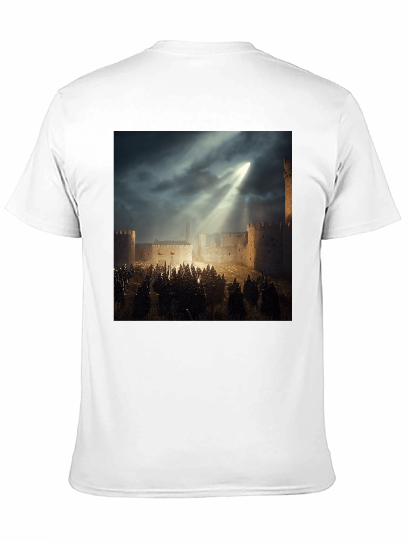 Medieval Siege Graphic T-Shirt