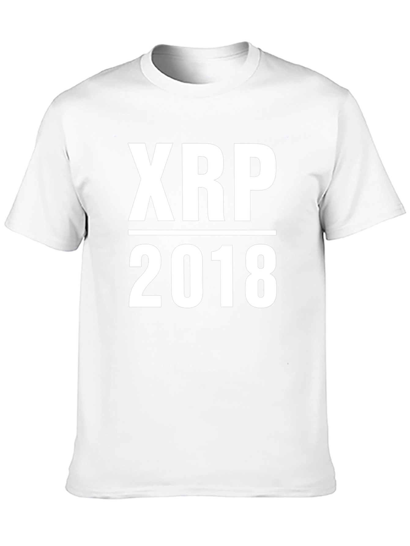 XRP 2018 Crypto T-Shirt - Black Cotton Tee