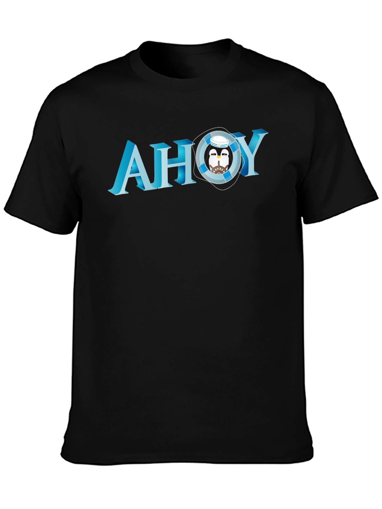 Ahoy Penguin Graphic T-Shirt