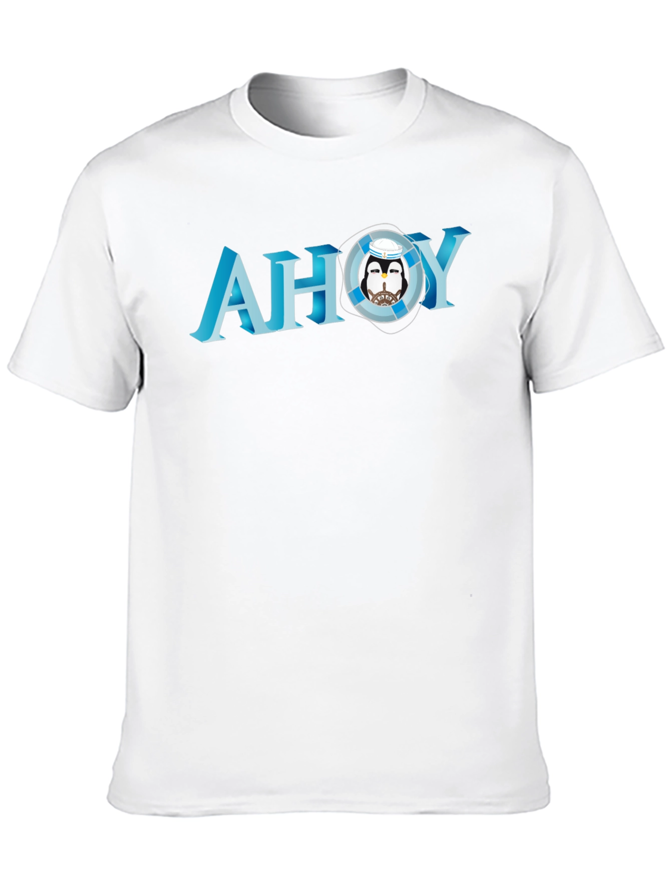 Ahoy Penguin Graphic T-Shirt