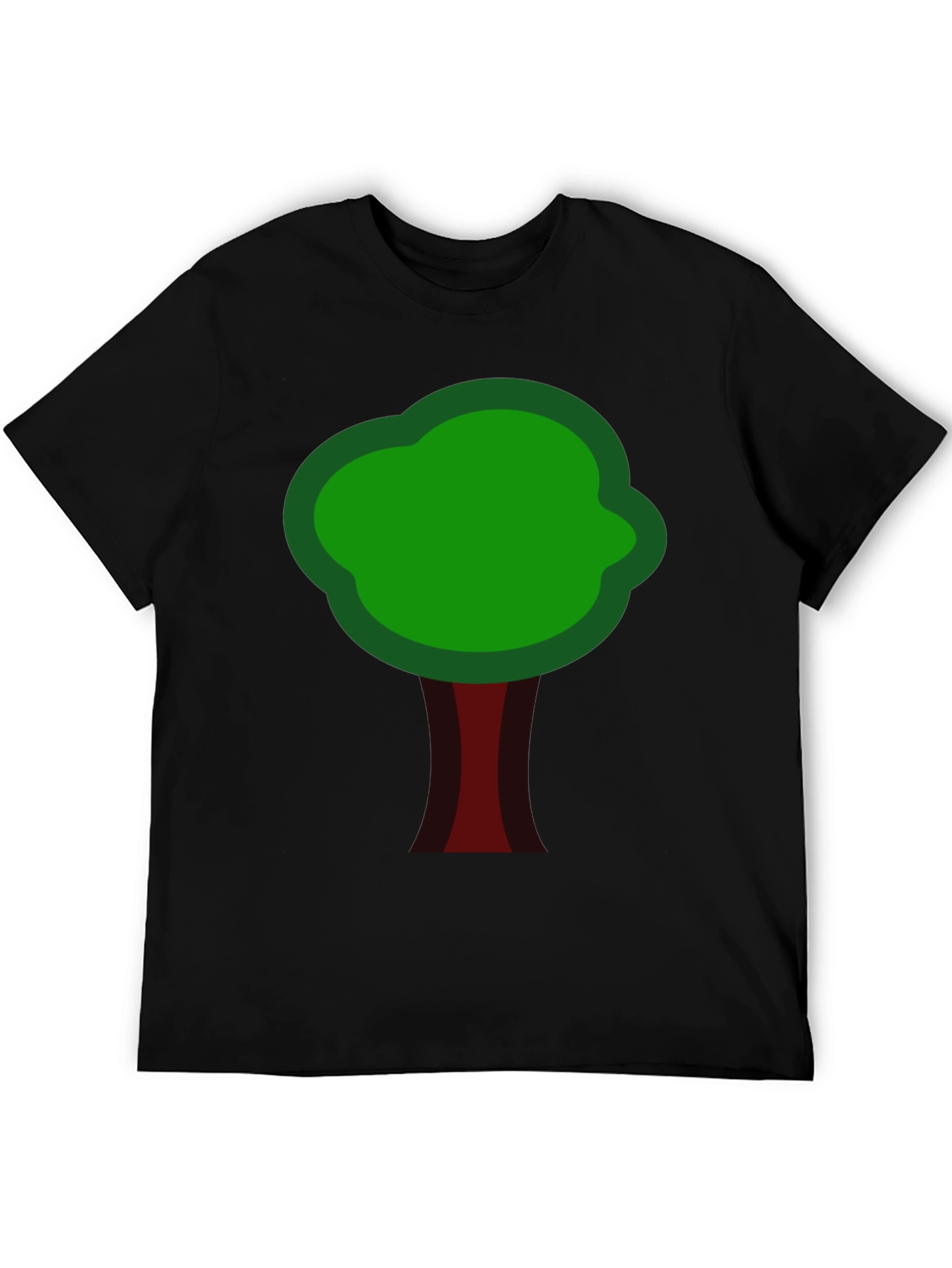 Nature Inspired Tree Graphic Tee - Black
