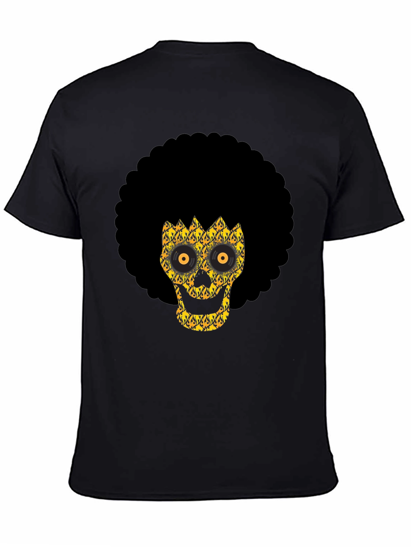 Afro Skull Graphic Tee