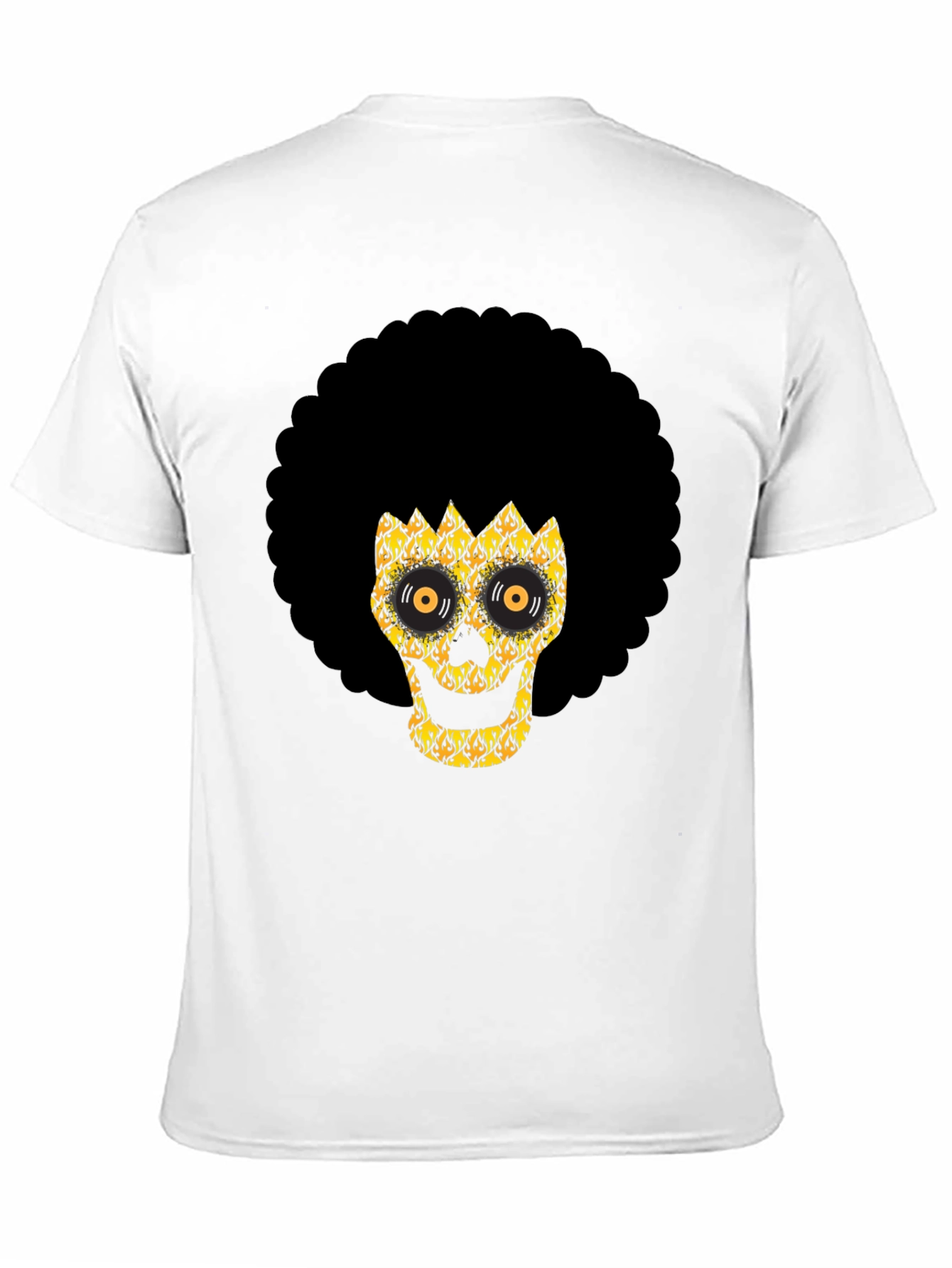 Afro Skull Graphic Tee