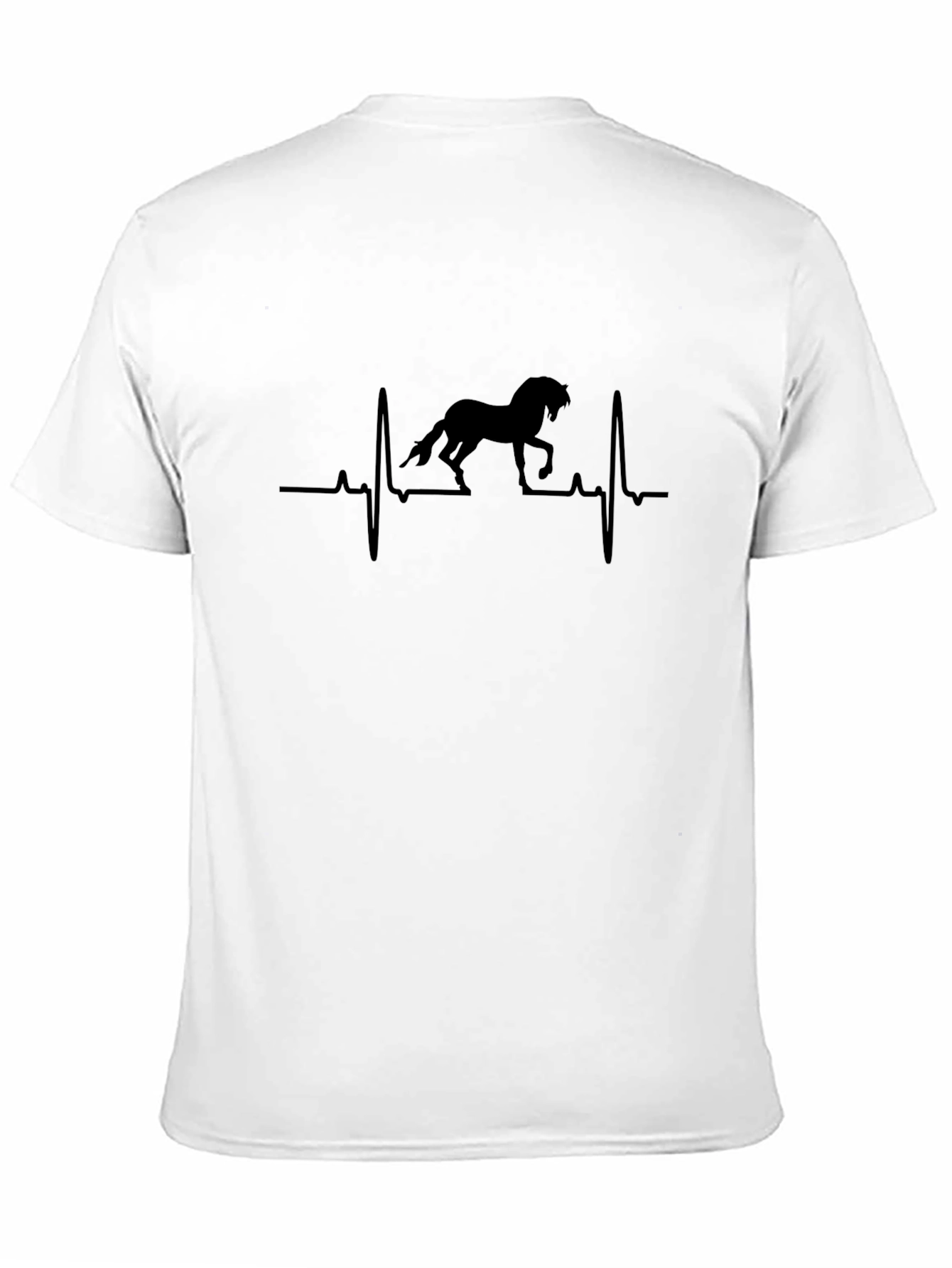 Horse Heartbeat T-Shirt - Equestrian Lover Tee