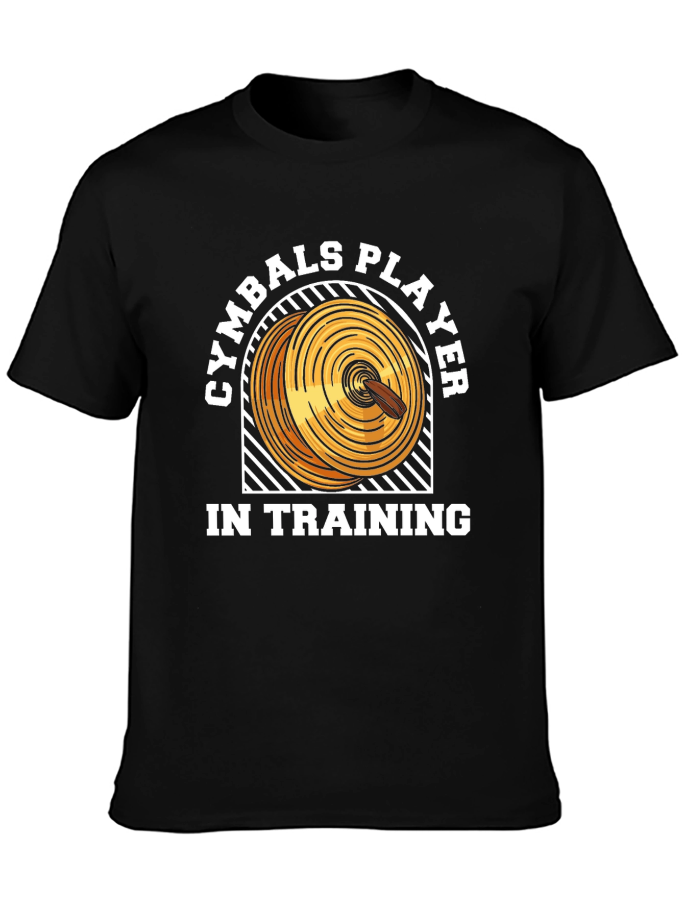 Cymbals Player in Training Black T-Shirt