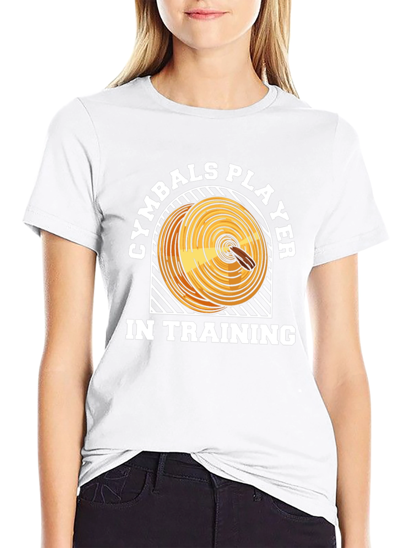 Cymbals Player in Training Black T-Shirt