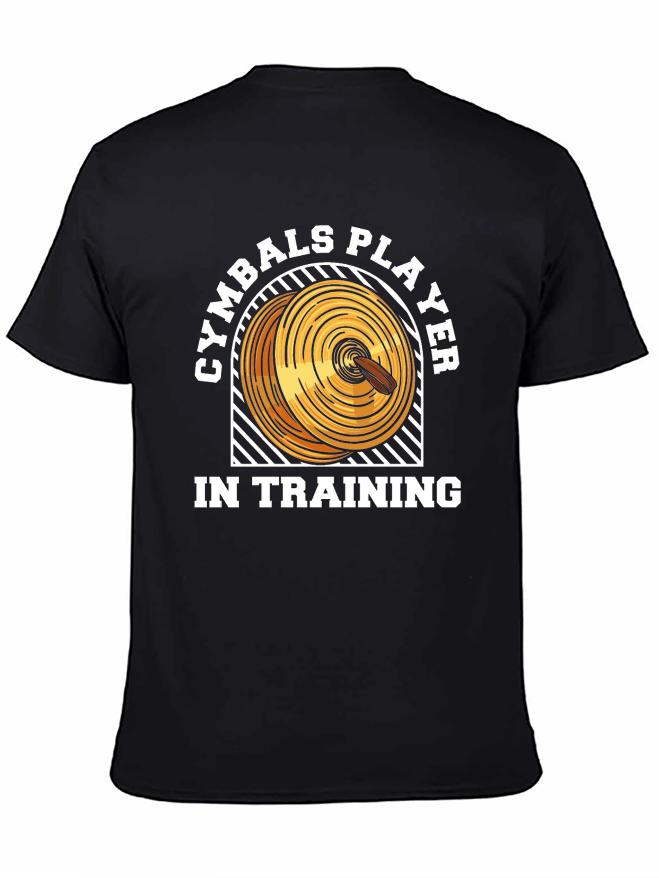 Cymbals Player in Training Black T-Shirt