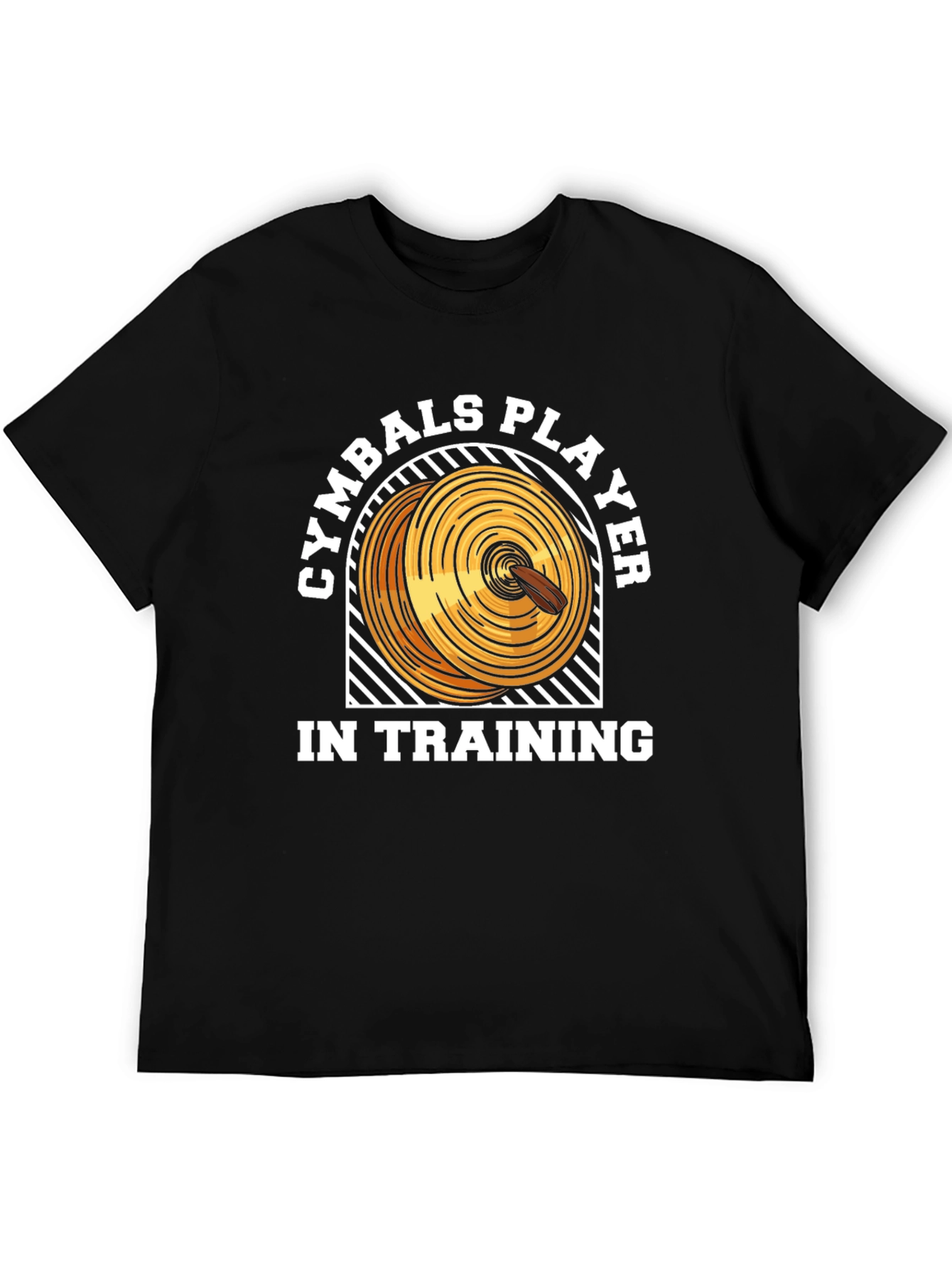 Cymbals Player in Training Black T-Shirt