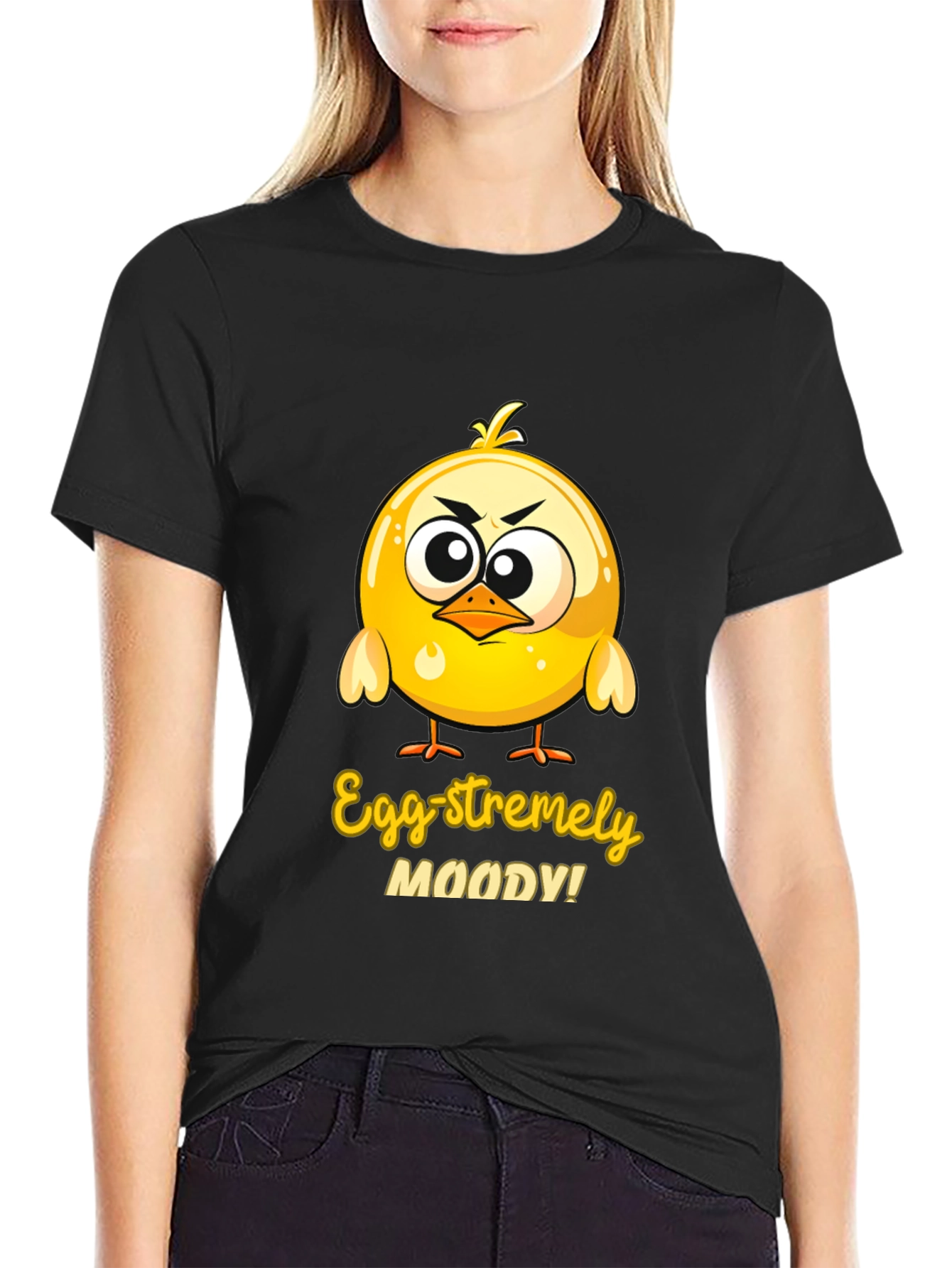 Egg-stremely Moody Chick T-Shirt