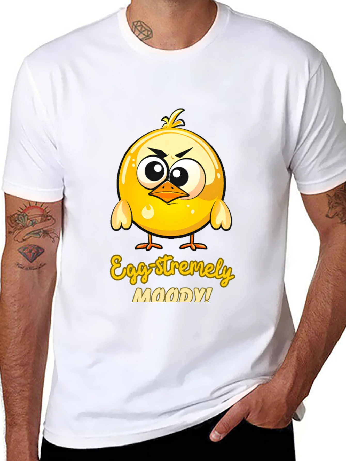 Egg-stremely Moody Chick T-Shirt