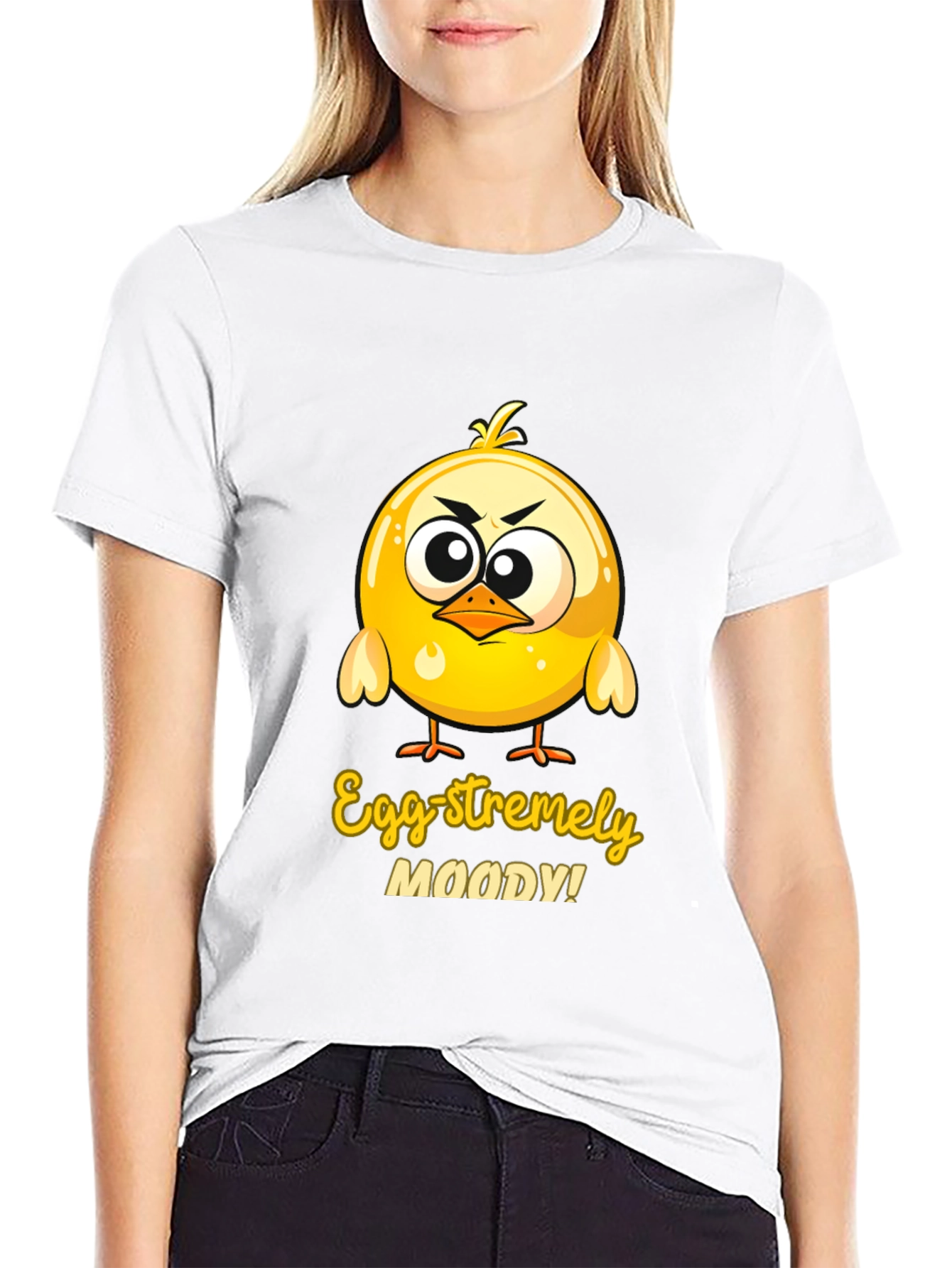 Egg-stremely Moody Chick T-Shirt