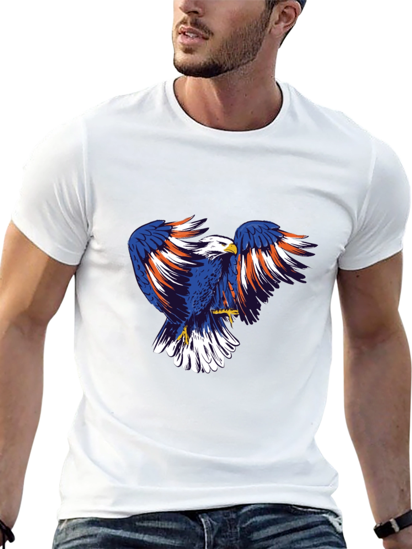 American Eagle Graphic T-Shirt - Patriotic Pride