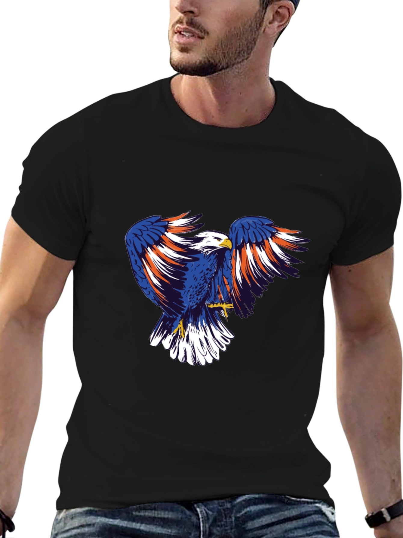 American Eagle Graphic T-Shirt - Patriotic Pride