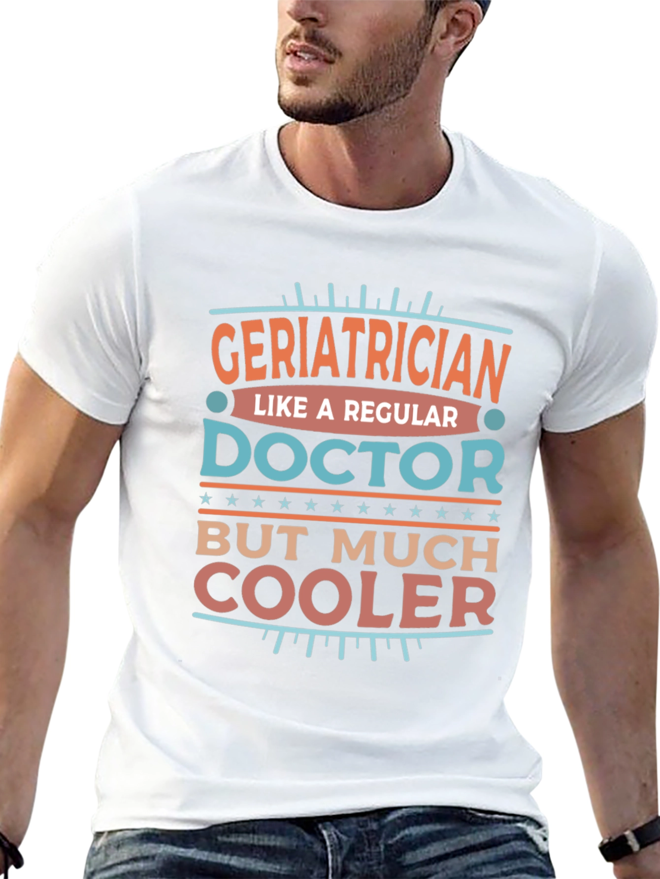 Geriatrician Cooler Doctor Novelty T-Shirt