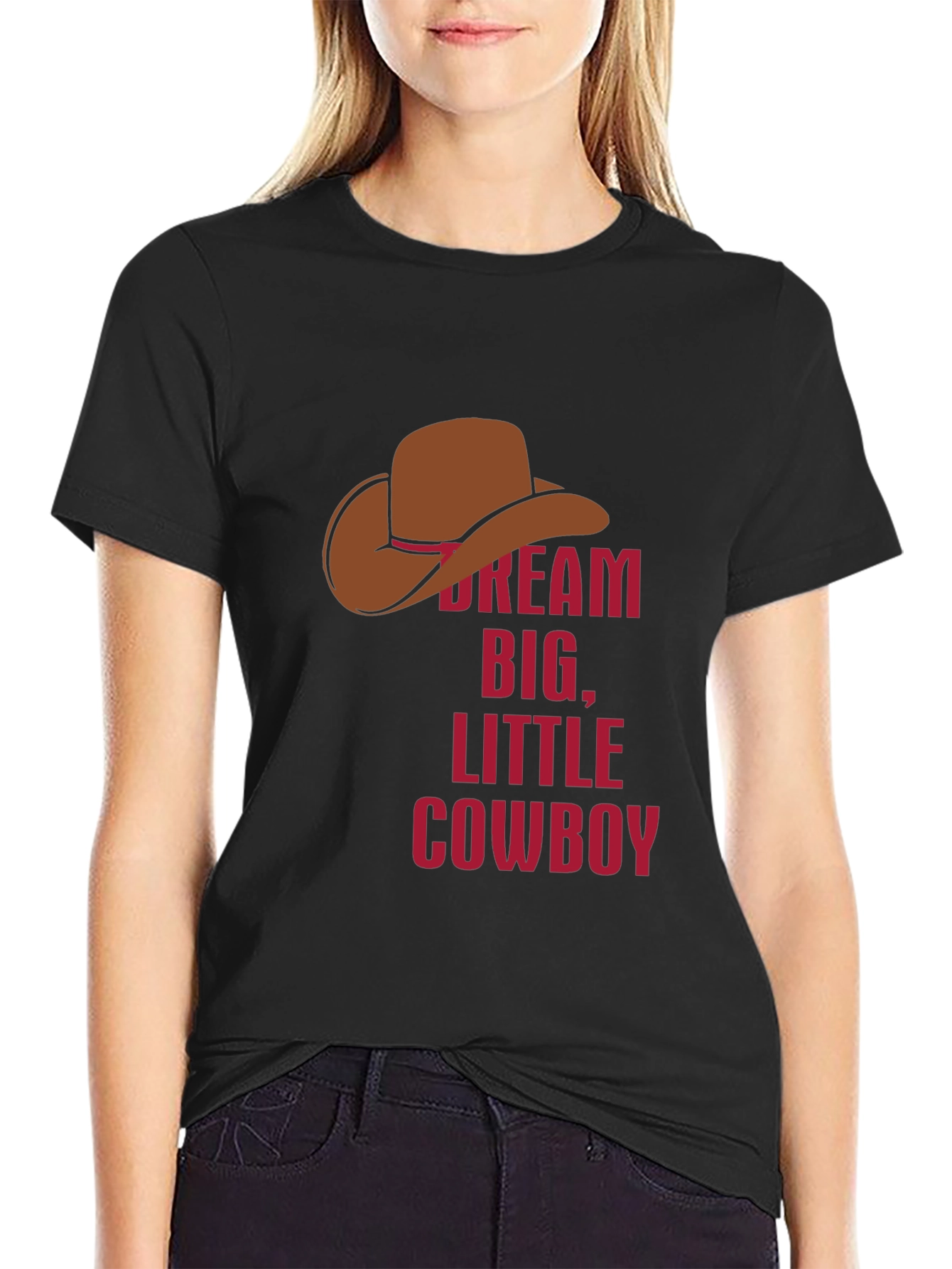 Dream Big Little Cowboy Graphic Tee
