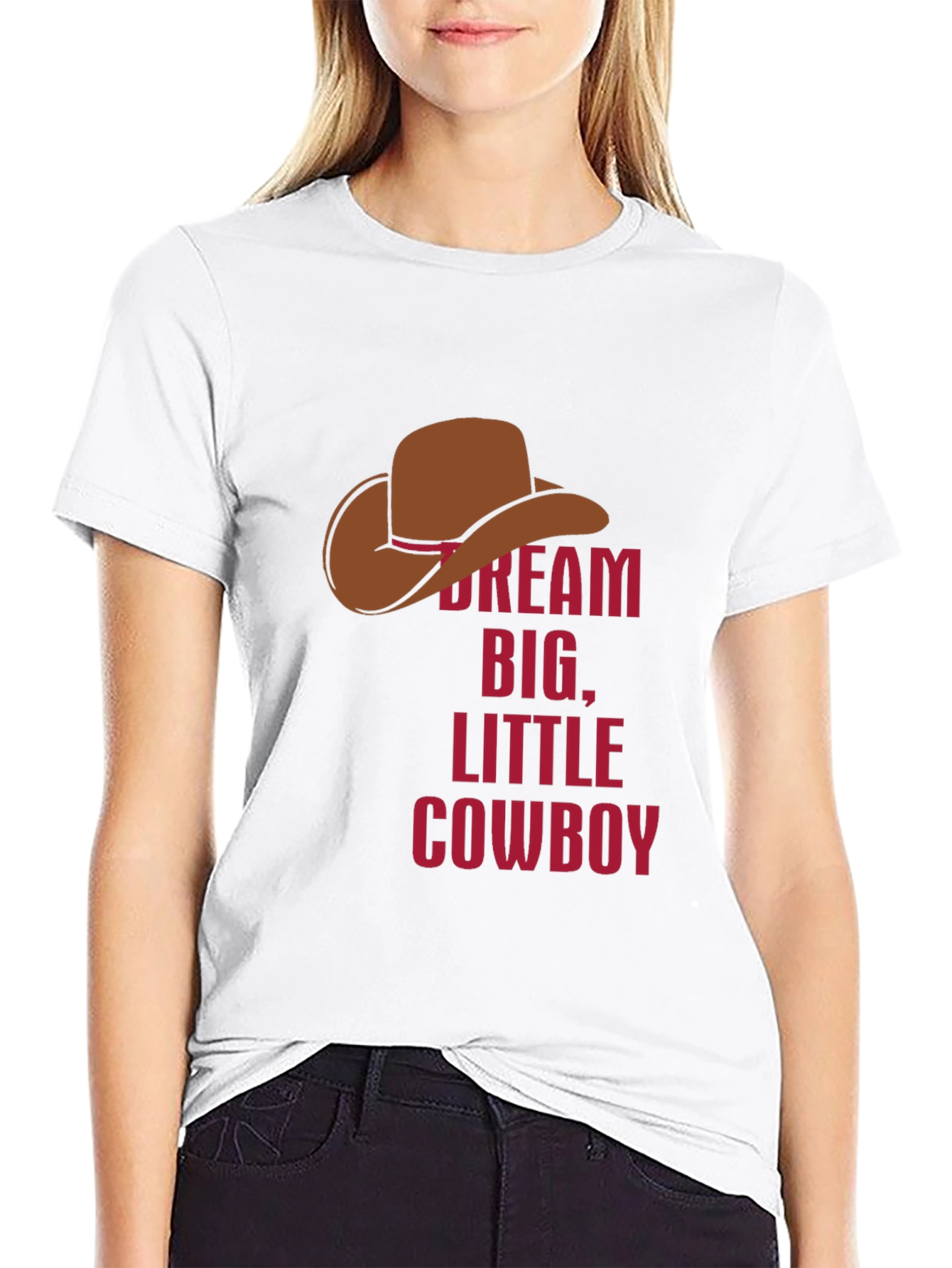 Dream Big Little Cowboy Graphic Tee