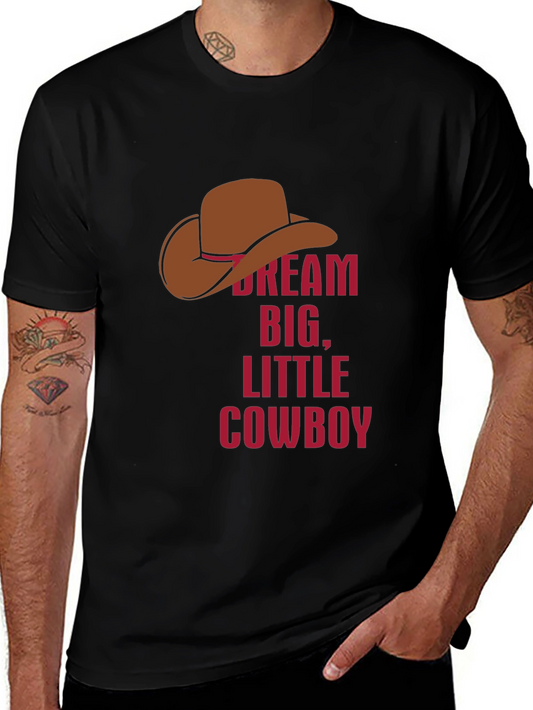 Dream Big Little Cowboy Graphic Tee