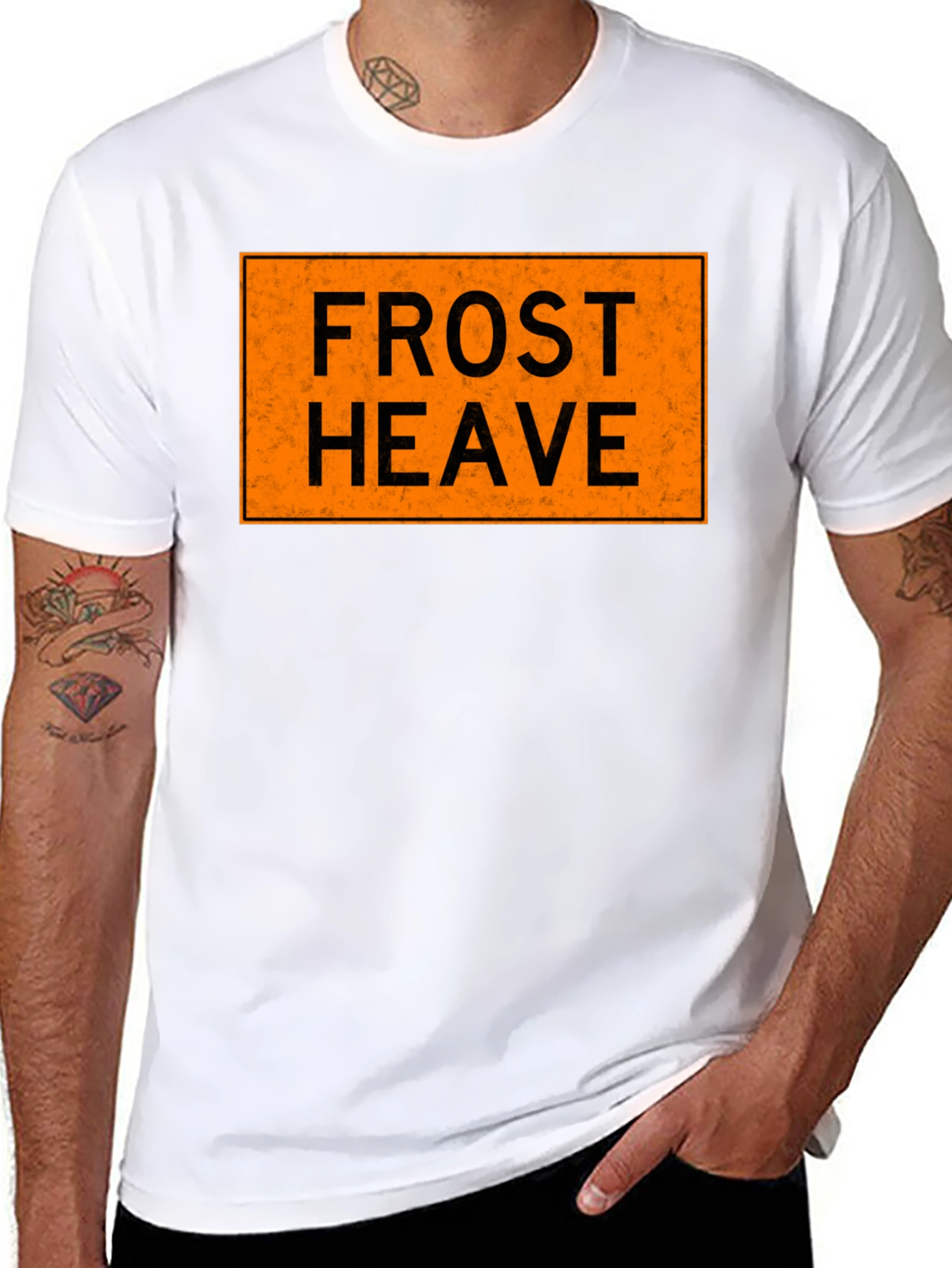 Frost Heave T-Shirt - Black Graphic Tee