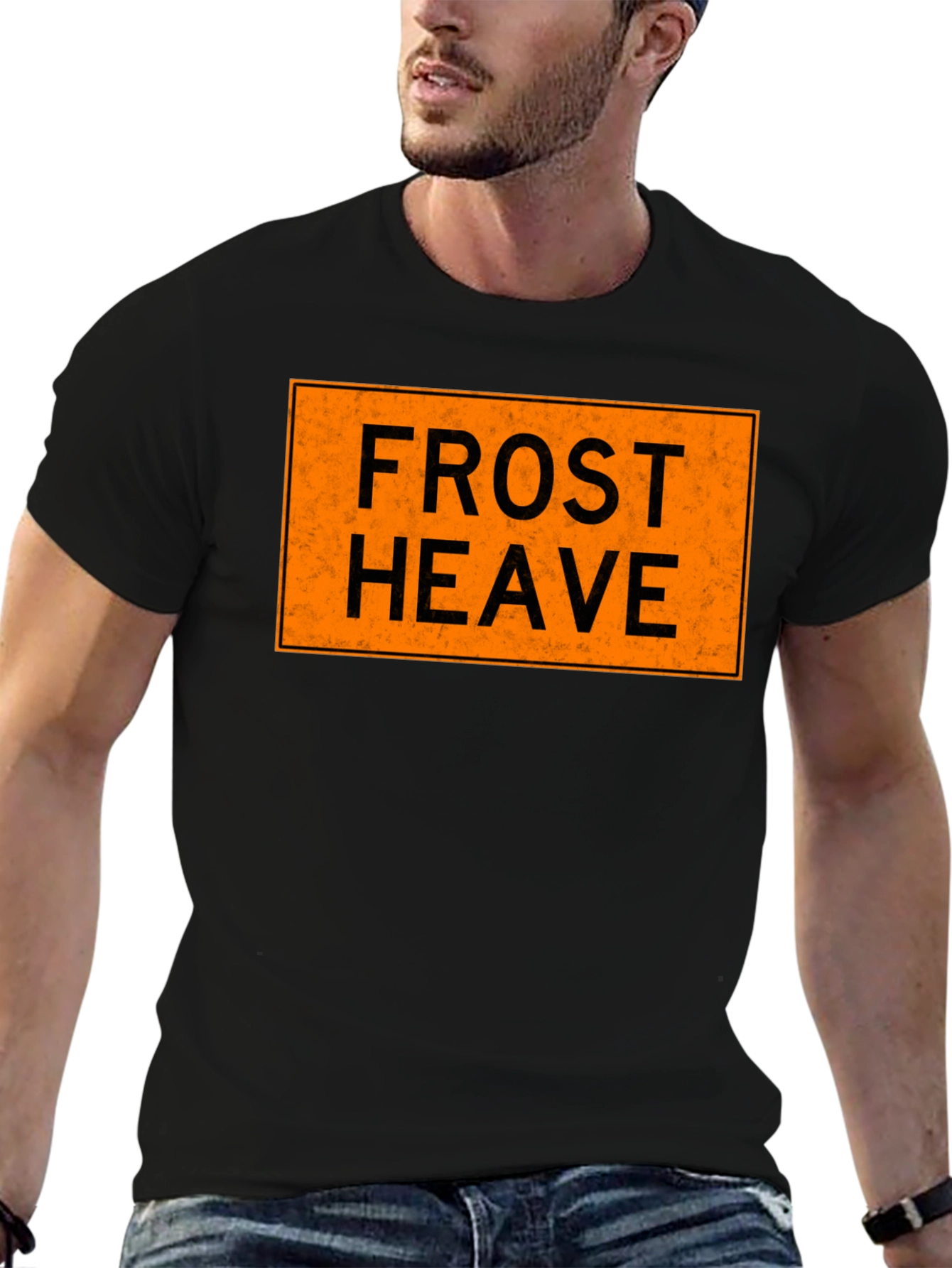 Frost Heave T-Shirt - Black Graphic Tee