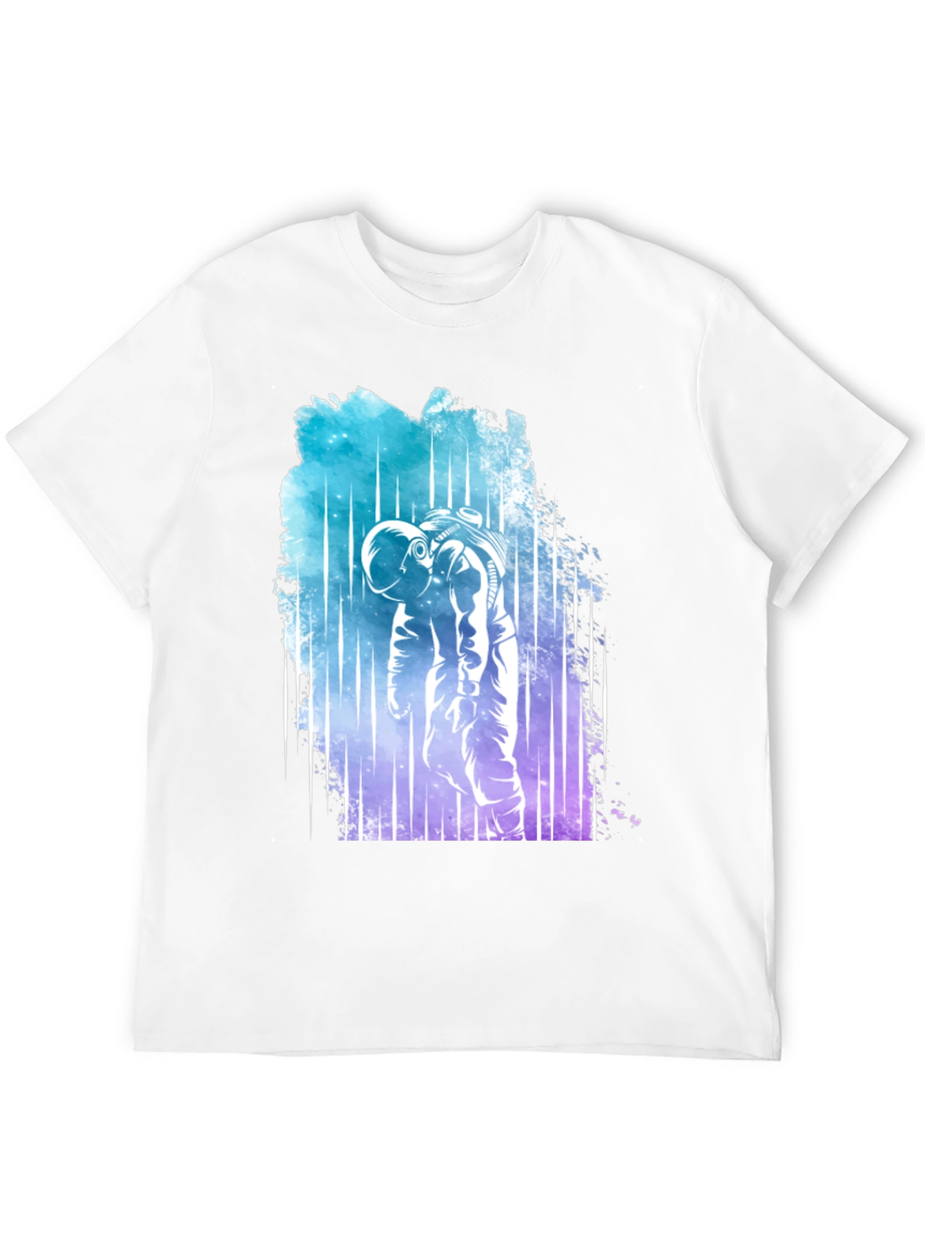 Astronaut Graphic Tee - Space Galaxy Design