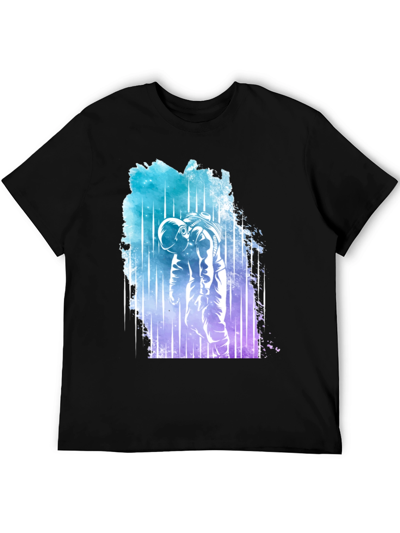 Astronaut Graphic Tee - Space Galaxy Design
