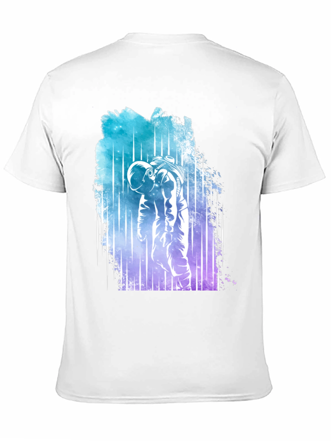 Astronaut Graphic Tee - Space Galaxy Design