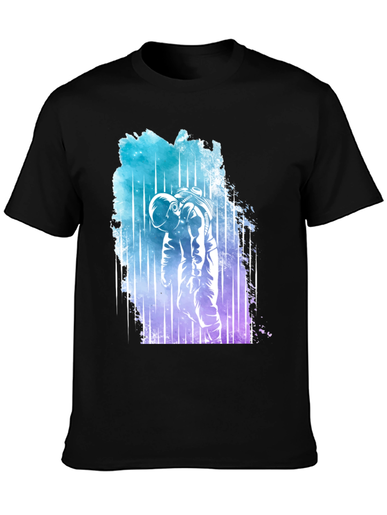Astronaut Graphic Tee - Space Galaxy Design