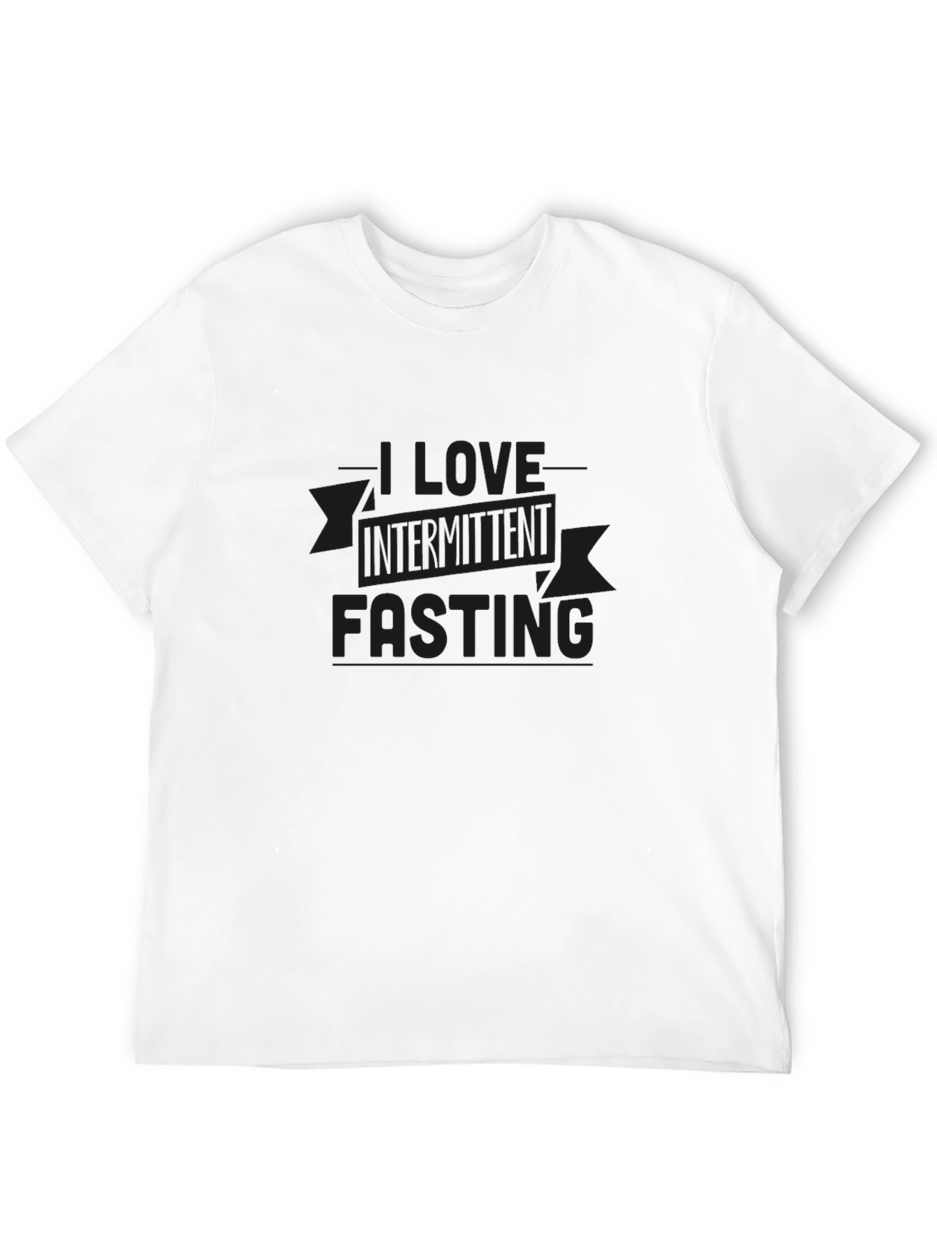 I Love Intermittent Fasting Black T-Shirt