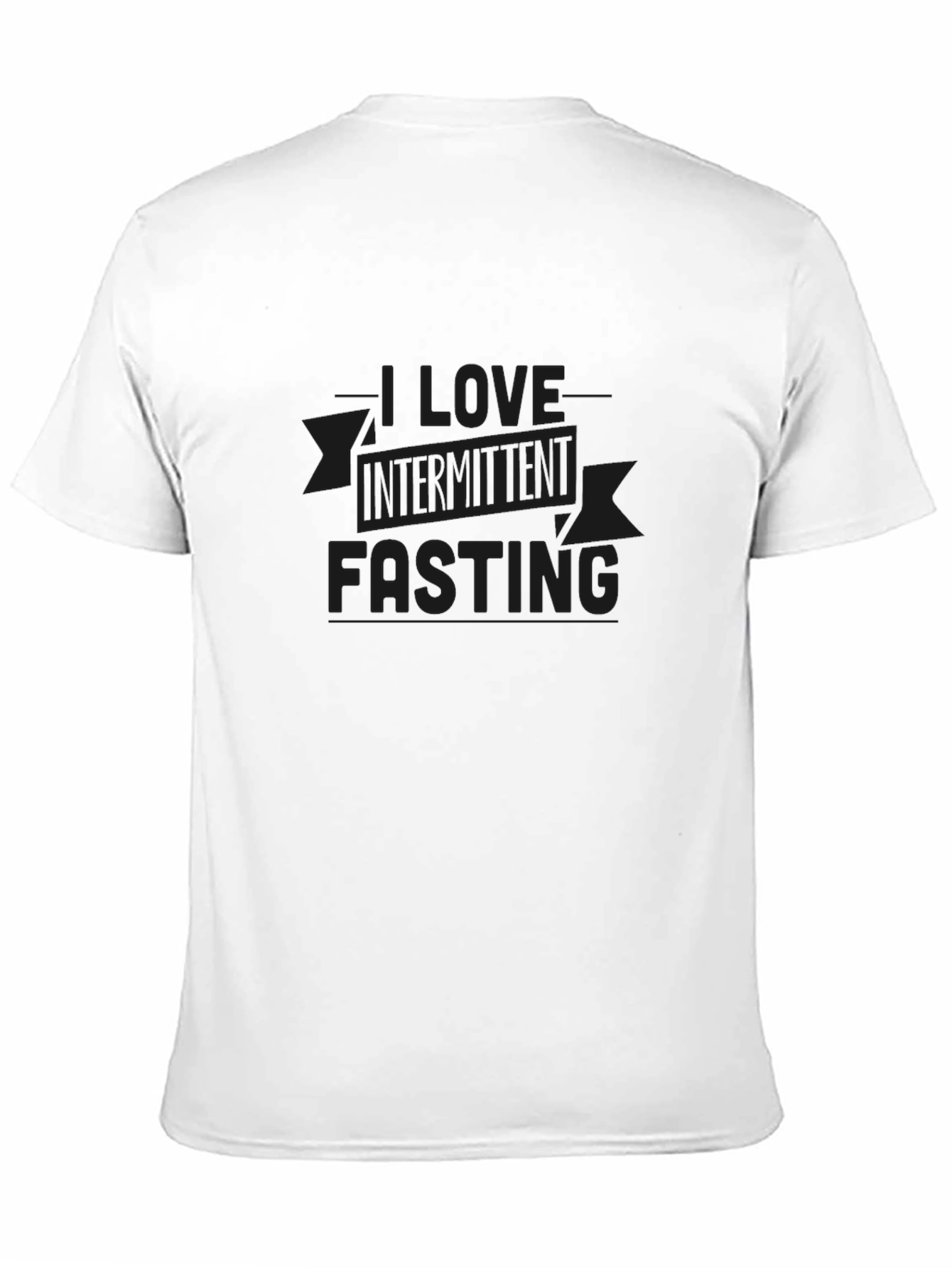 I Love Intermittent Fasting Black T-Shirt