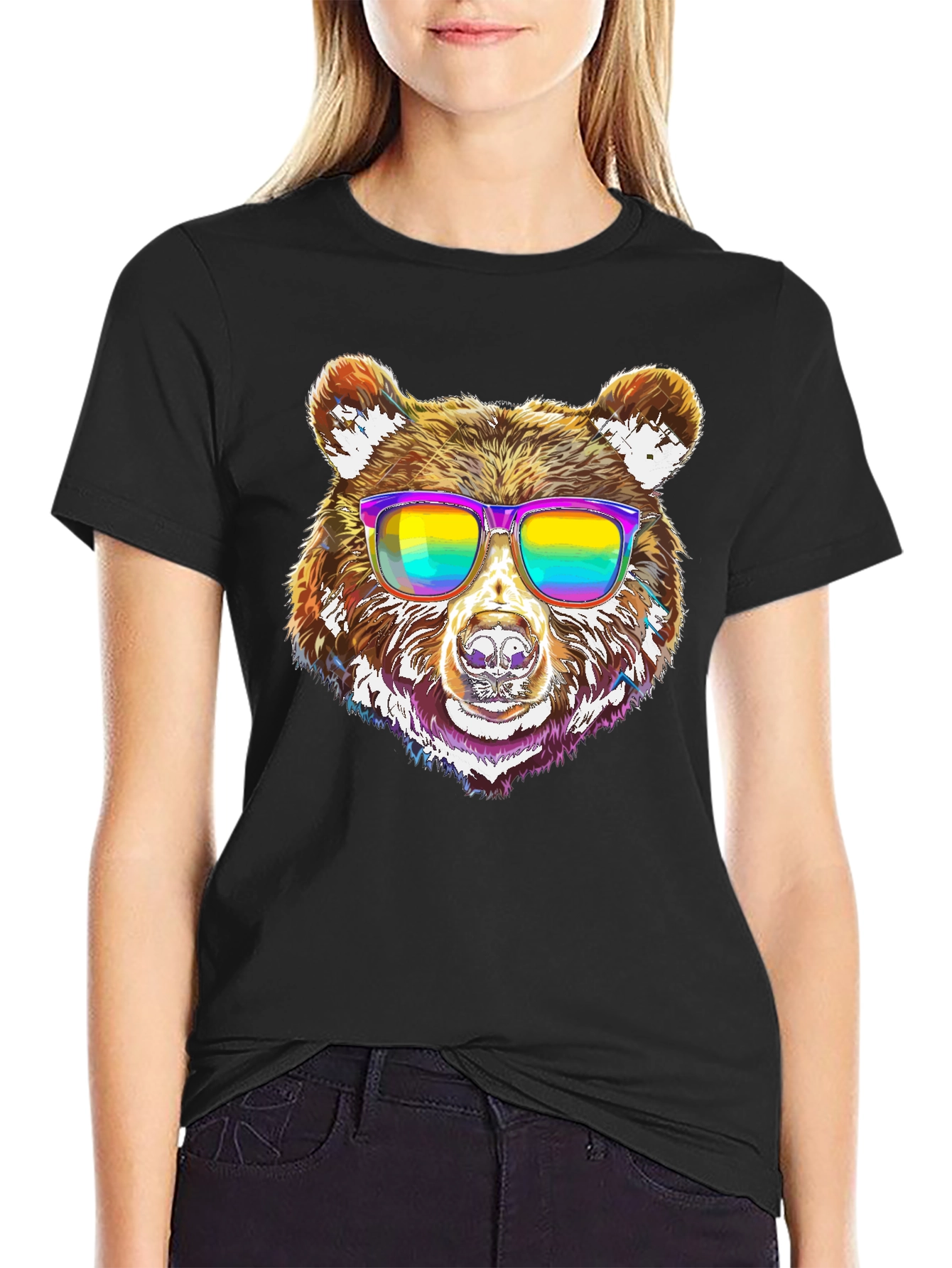 Cool Bear Graphic Tee - Mens Black T-Shirt
