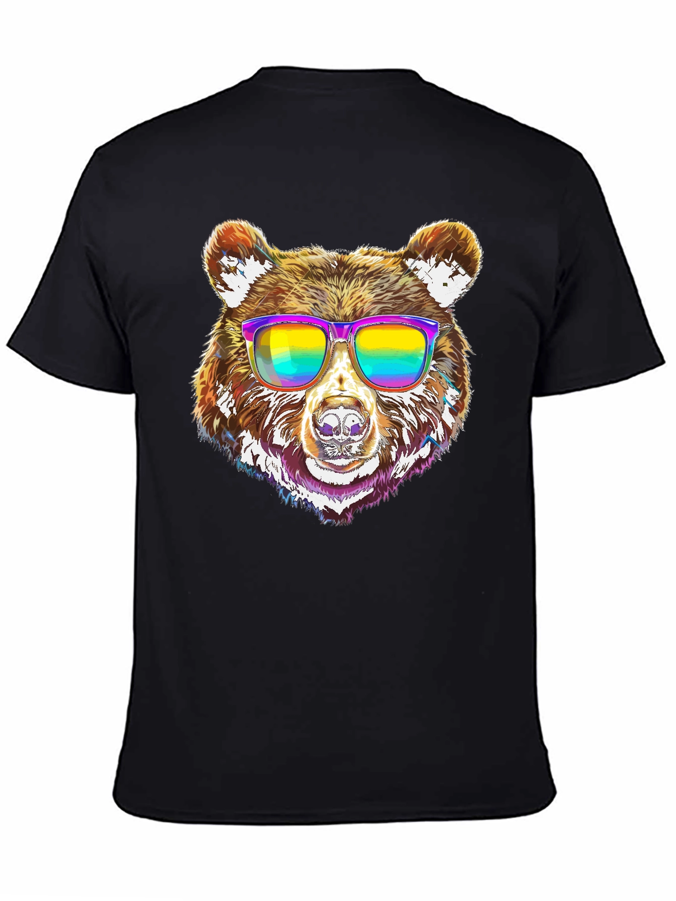 Cool Bear Graphic Tee - Mens Black T-Shirt