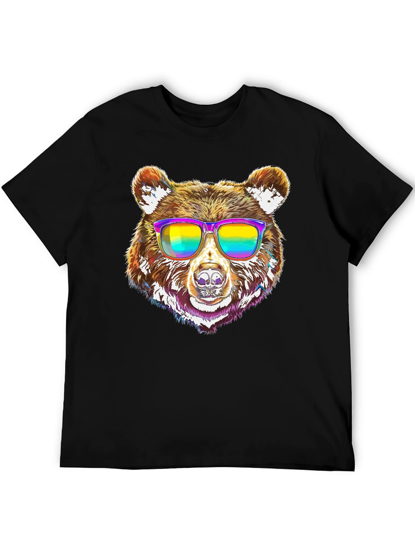 Cool Bear Graphic Tee - Mens Black T-Shirt