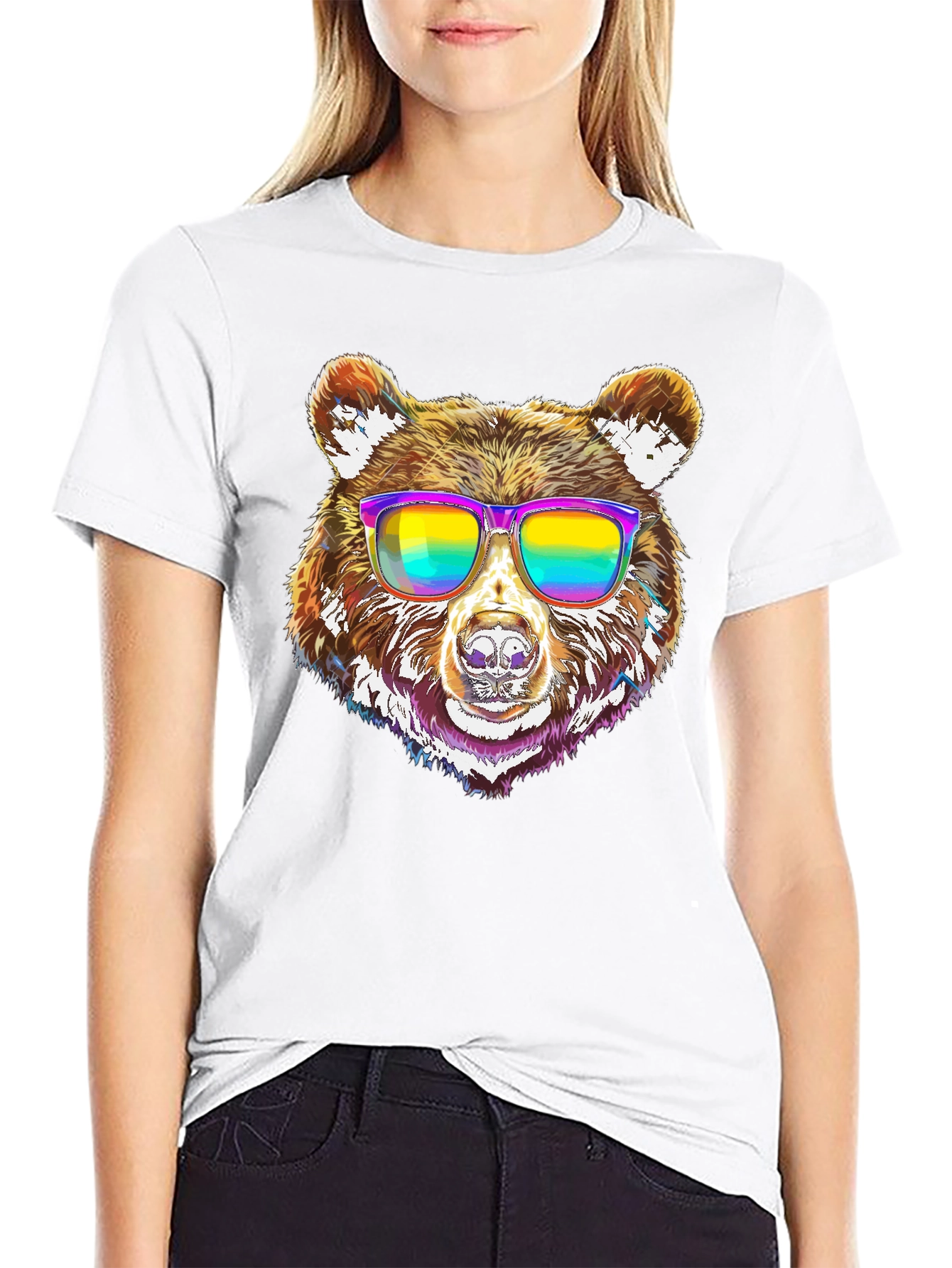 Cool Bear Graphic Tee - Mens Black T-Shirt