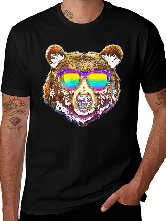 Cool Bear Graphic Tee - Mens Black T-Shirt