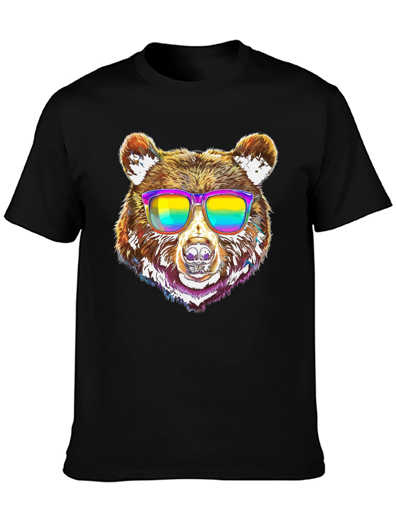 Cool Bear Graphic Tee - Mens Black T-Shirt