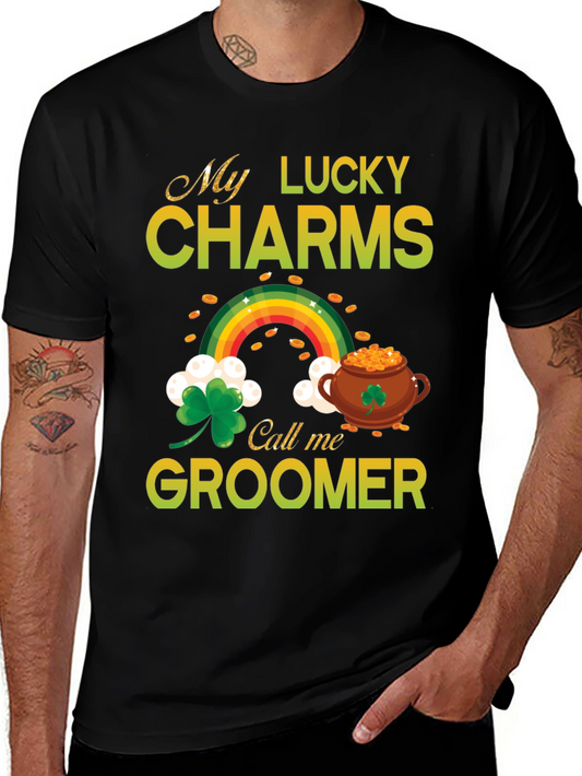 Lucky Charms Groomer St. Patricks Day T-Shirt