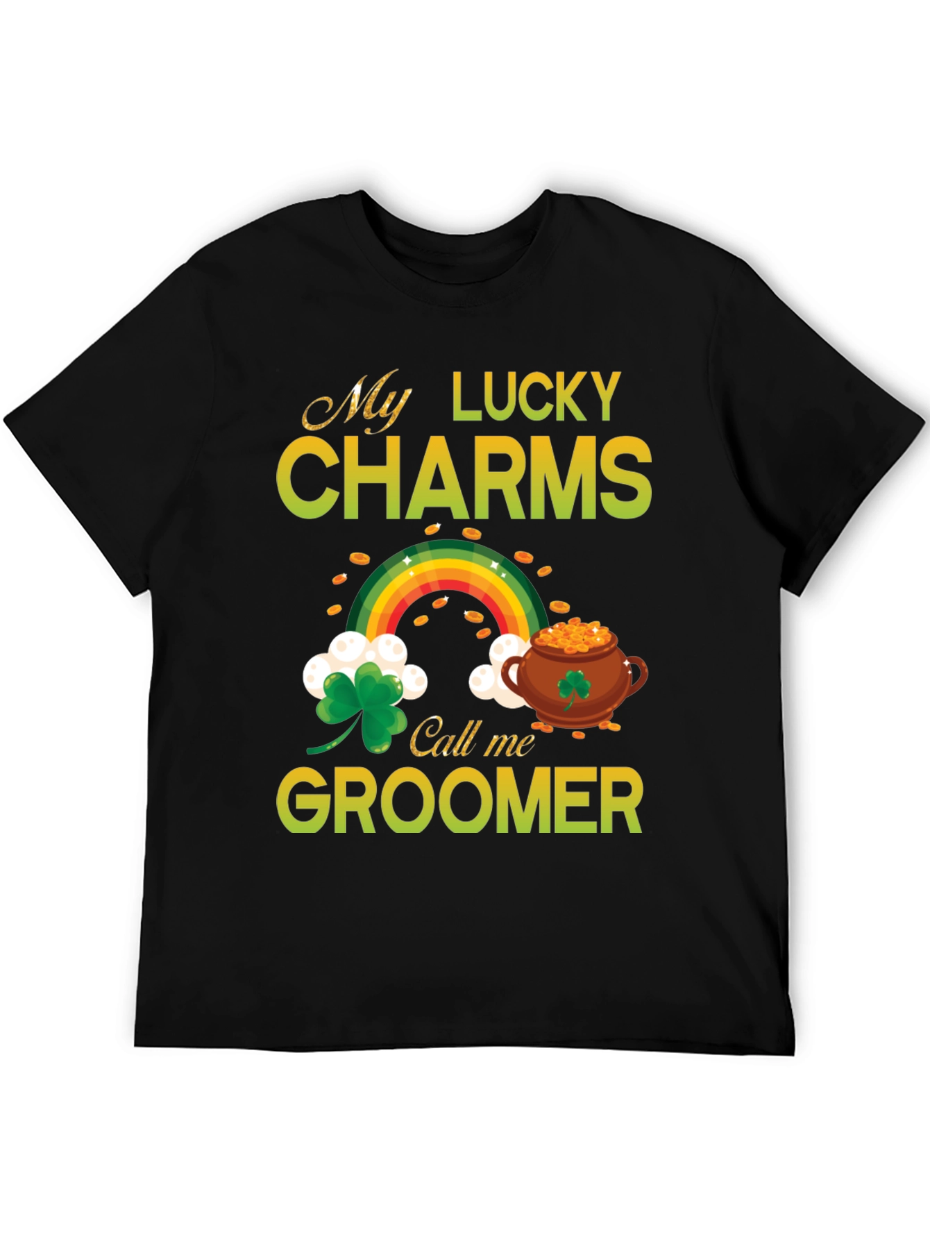 Lucky Charms Groomer St. Patricks Day T-Shirt