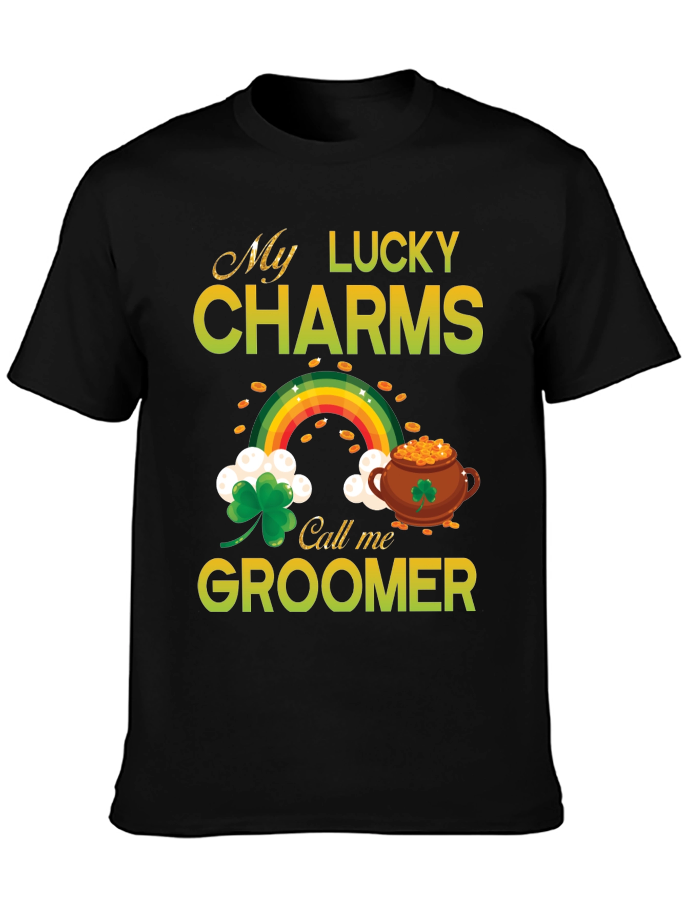 Lucky Charms Groomer St. Patricks Day T-Shirt