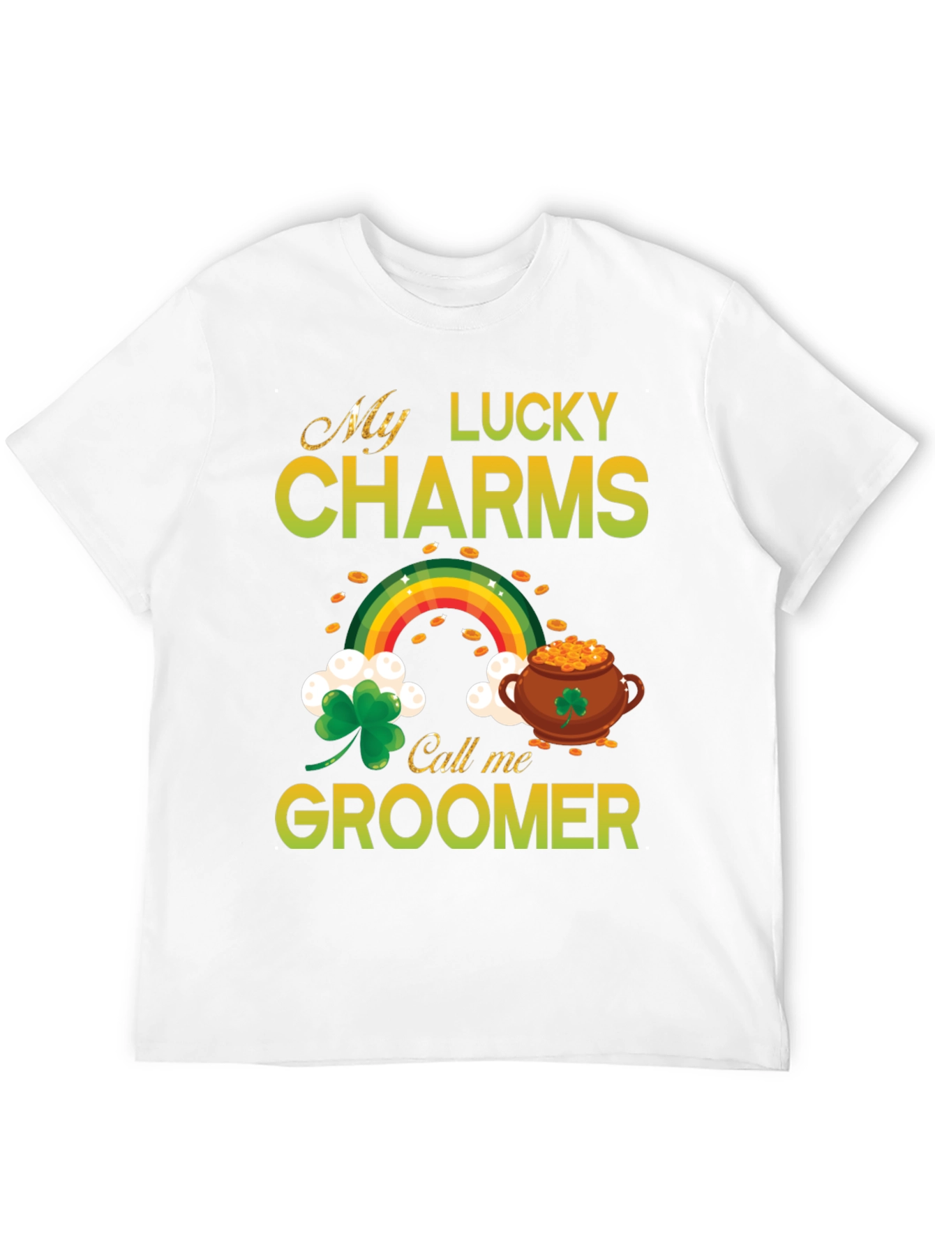 Lucky Charms Groomer St. Patricks Day T-Shirt