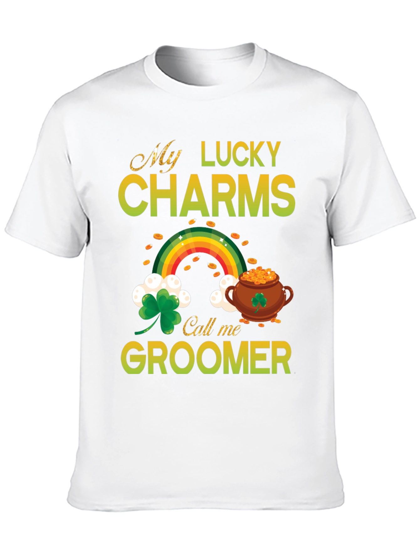 Lucky Charms Groomer St. Patricks Day T-Shirt