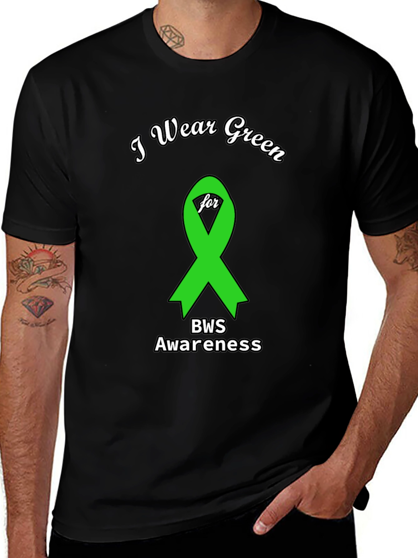 BWS Awareness Green Ribbon T-Shirt
