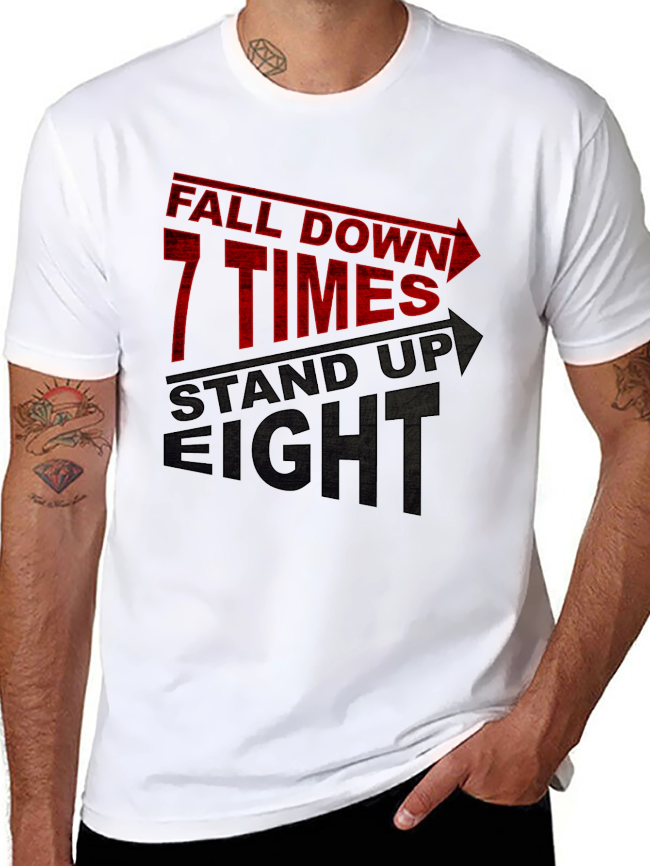 Fall Down 7 Times Stand Up 8 T-Shirt