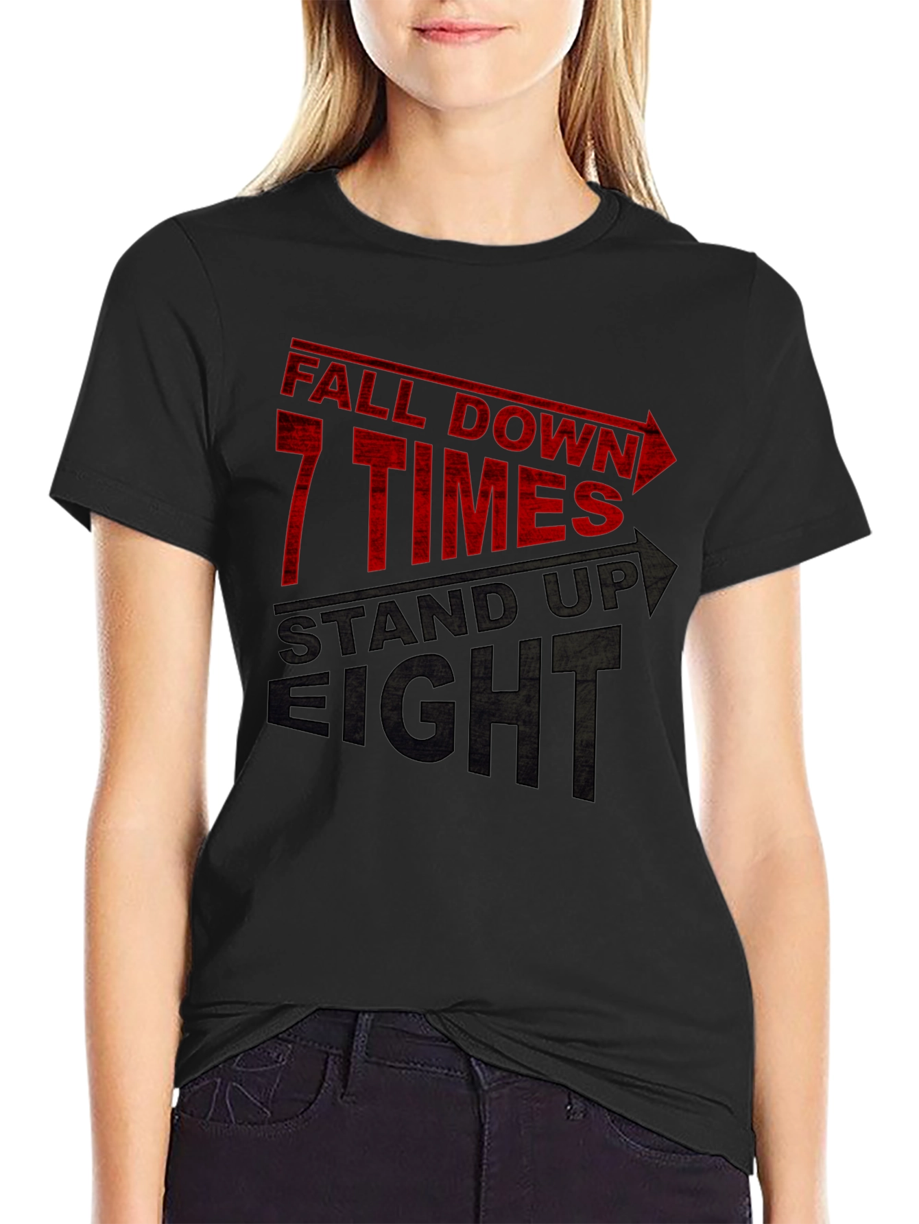 Fall Down 7 Times Stand Up 8 T-Shirt