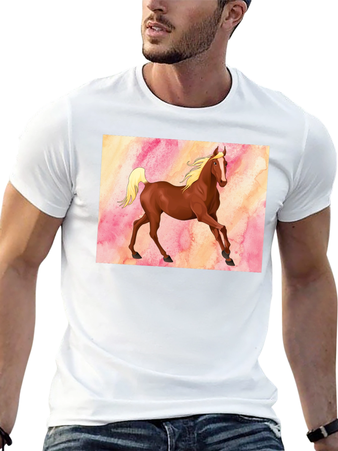 Horse Graphic T-Shirt - Equestrian Style