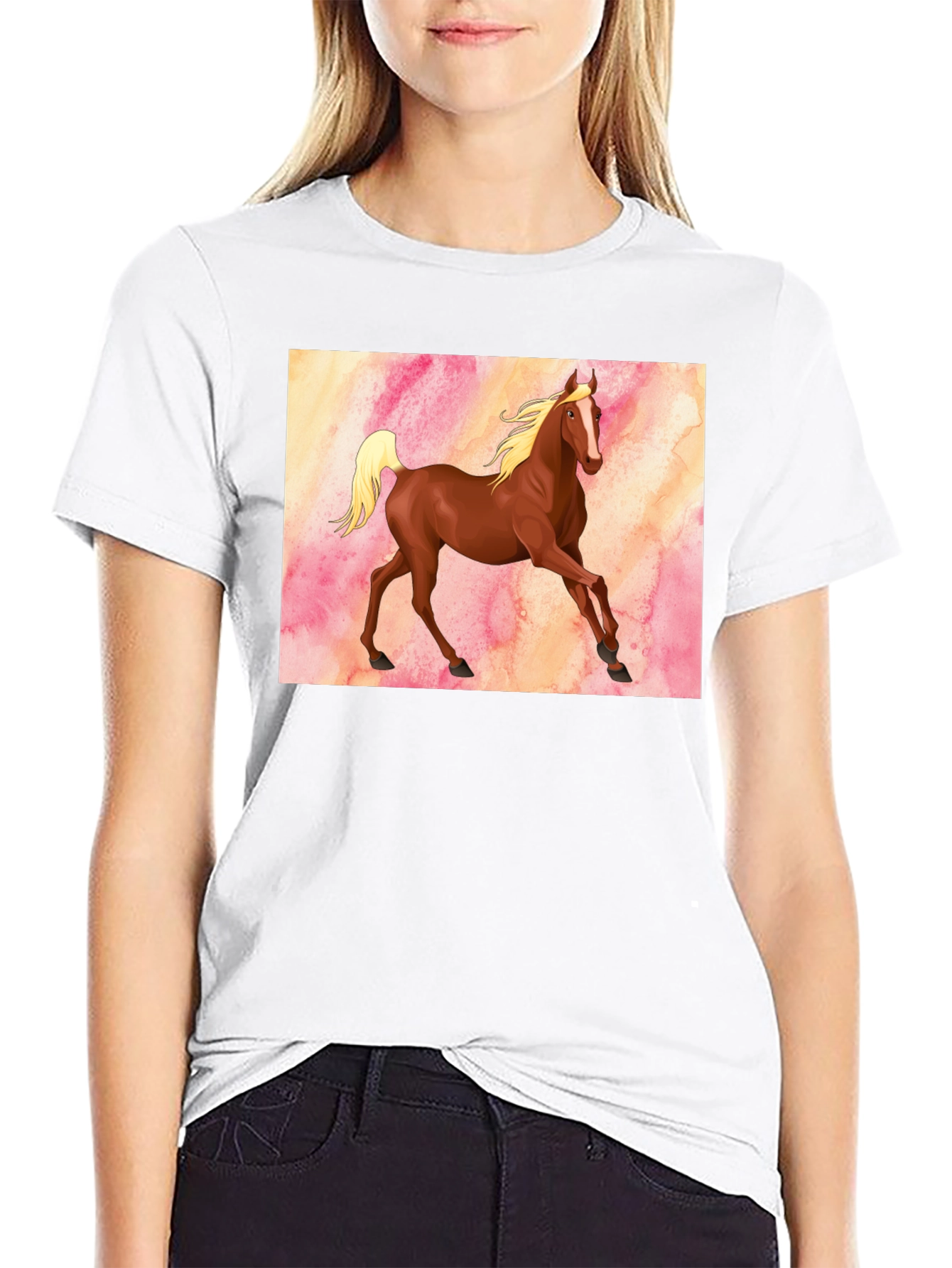 Horse Graphic T-Shirt - Equestrian Style